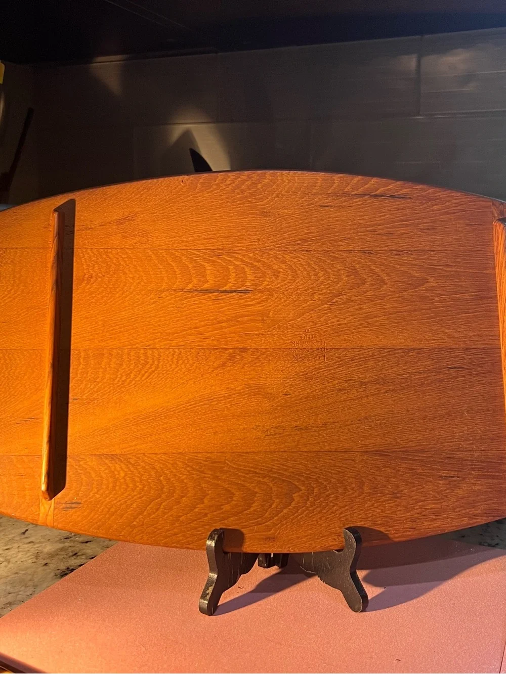 Vintage Dansk Oval Surfboard shaped teakwood Serving Tray